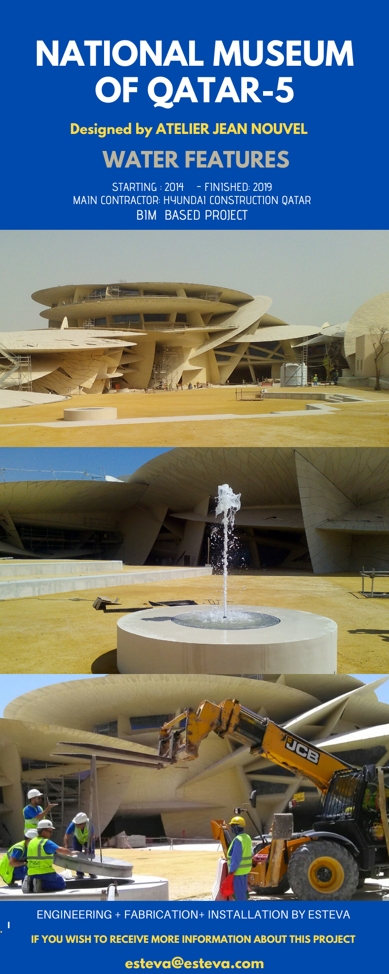 NATIONAL MUSEUM OF QATAR WATERFEATURES