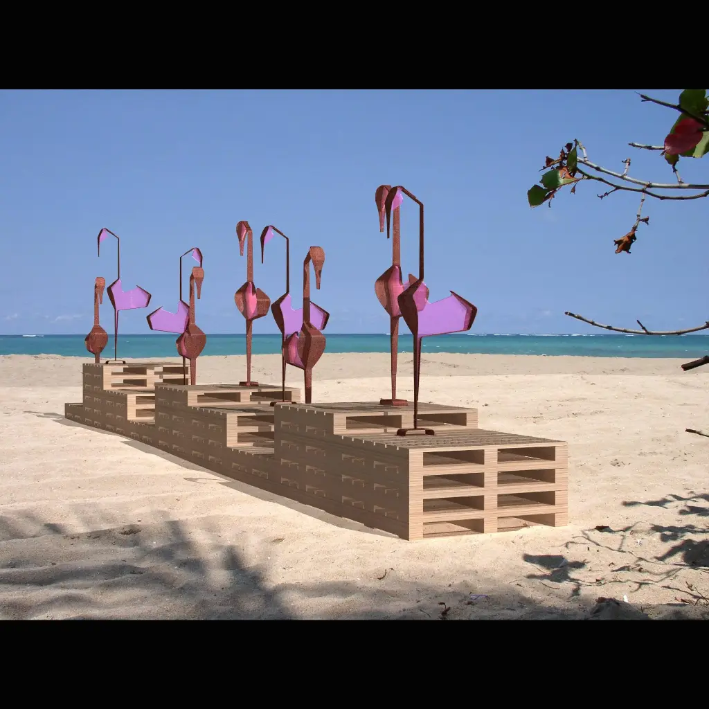 "Flamelingos"- Imel Sierra